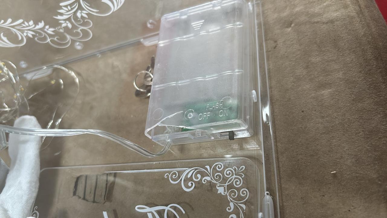 Caja para Tarjetas de acrílico con candado